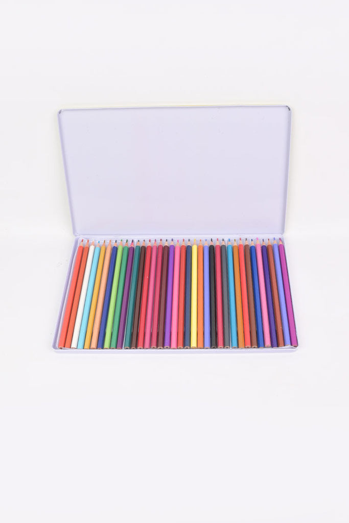 Picture of Dark Blue Color Pencils Set - 36 Colors - by Raja Sahib Kids