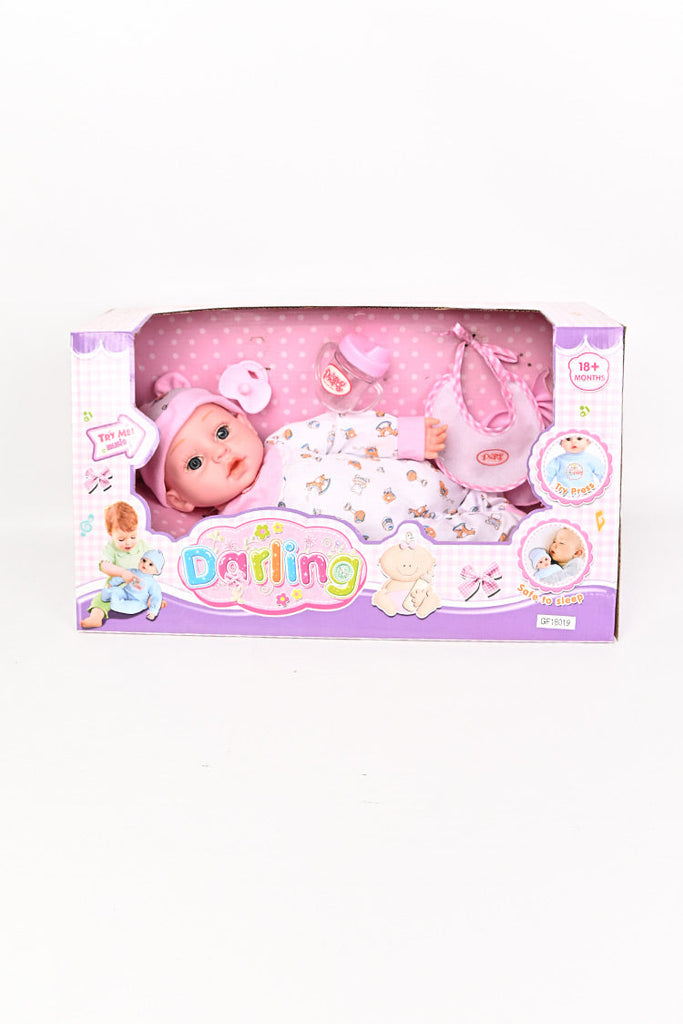 Picture of Darling Safe To Sleep Baby Doll - by Raja Sahib Kids