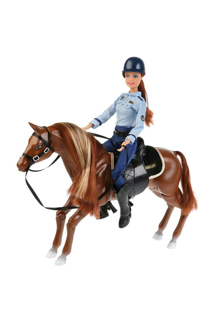 Picture of Defa Lucy Horse Mounted Police Doll - by Raja Sahib Kids