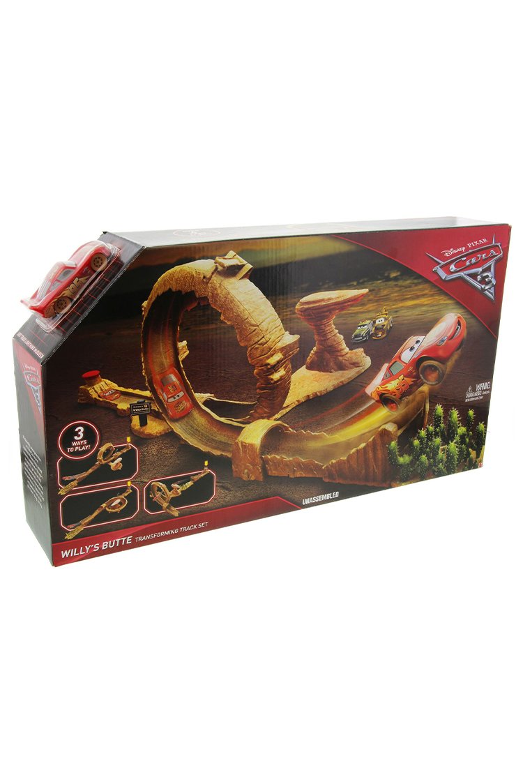 Disney Pixar Cars Willy's Butte Transforming Track Set – Raja Sahib Kids