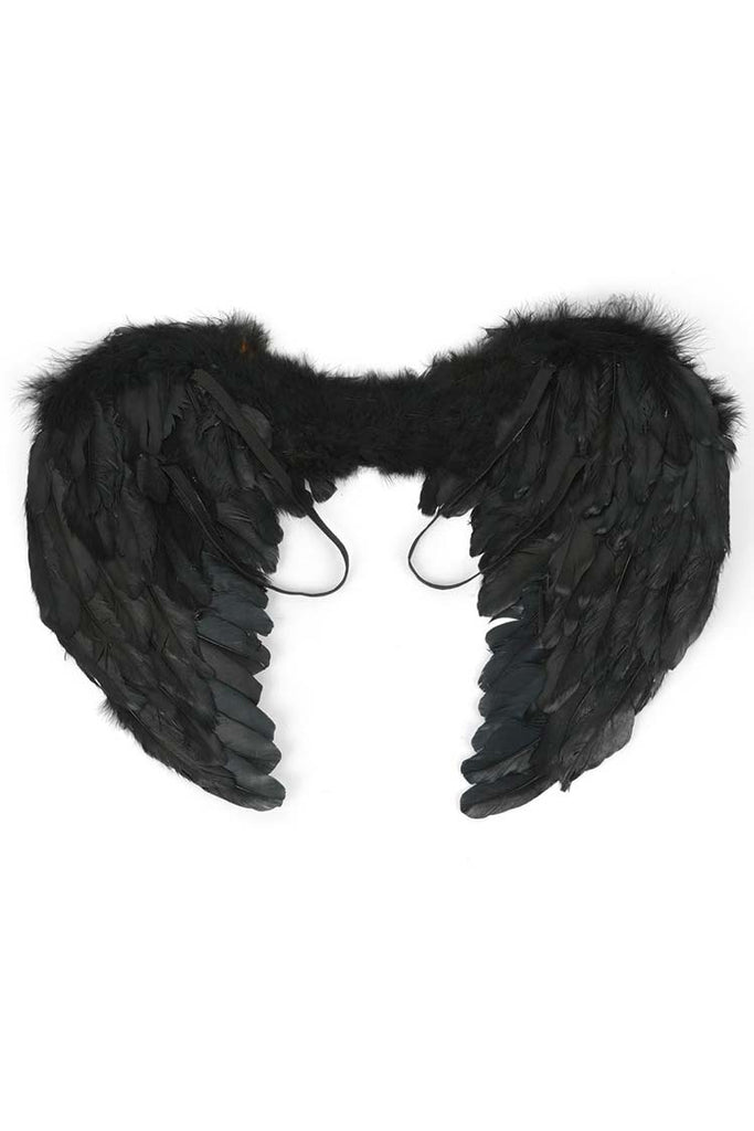 Picture of Feather Angel Wings For Kids Black 17" x 12" - by Raja Sahib Kids