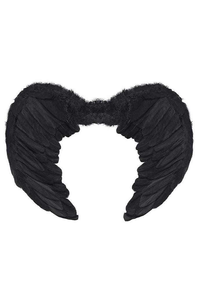 Picture of Feather Angel Wings For Kids Black 21" x 14" - by Raja Sahib Kids