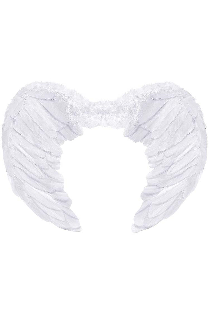 Picture of Feather Angel Wings For Kids White 21" x 14" - by Raja Sahib Kids