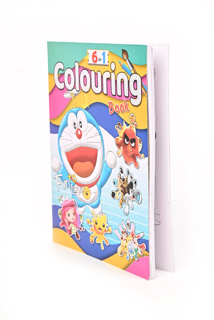 Picture of Fun To Learn 6-in-1 Coloring Book - by Raja Sahib Kids