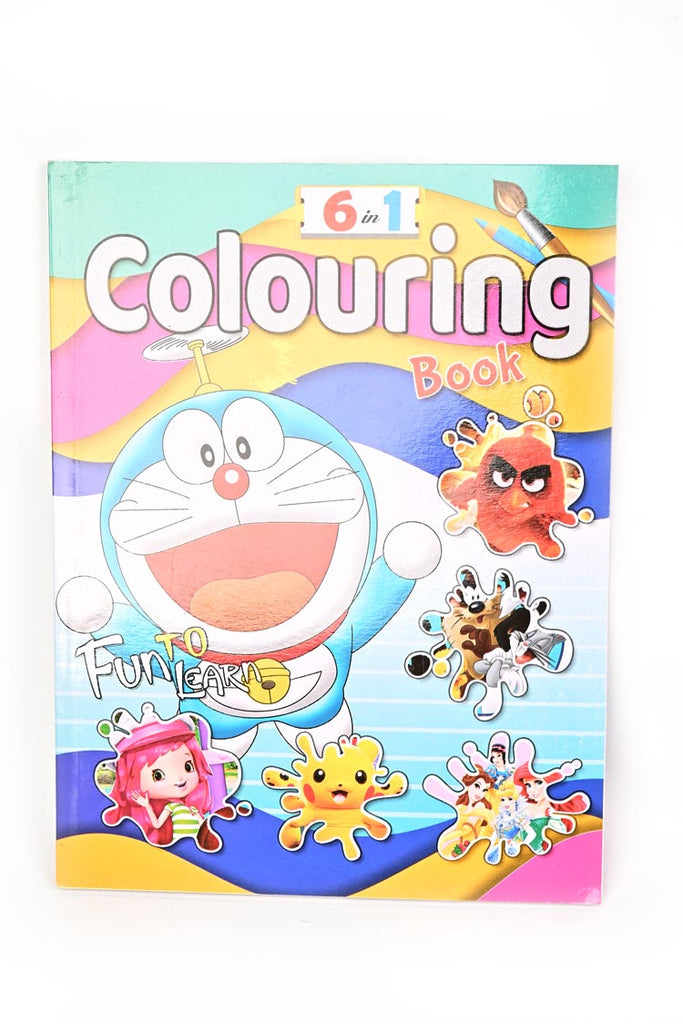 Picture of Fun To Learn 6-in-1 Coloring Book - by Raja Sahib Kids