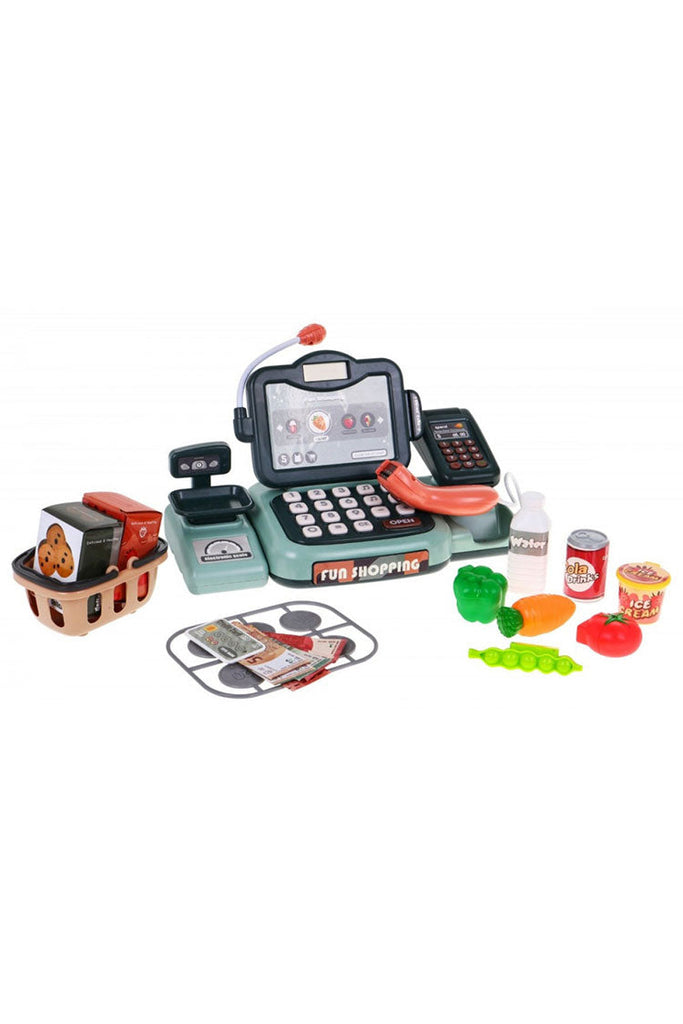 Picture of Happy Shopping Smart Cash Register With 24 Accessories - by Raja Sahib Kids