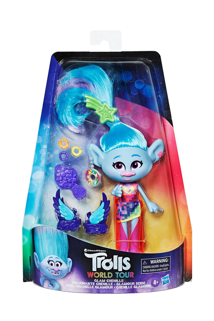 Picture of Hasbro Dream Works Trolls Glam Chenille Fashion Doll - by Raja Sahib Kids