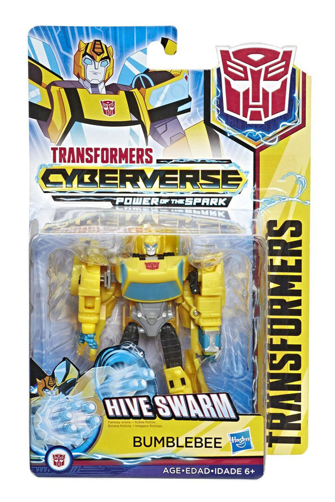 Picture of Hasbro Transformers Cyberverse Power of the Spark Bumblebee Warrior Action Figure - by Raja Sahib Kids