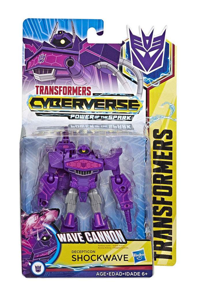 Picture of Hasbro Transformers Cyberverse Power of the Spark Shockwave Warrior Action Figure - by Raja Sahib Kids