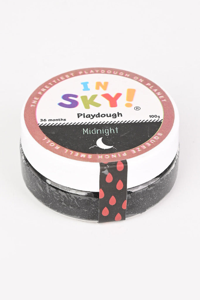 Picture of In Sky Playdough - Midnight 100g - by Raja Sahib Kids