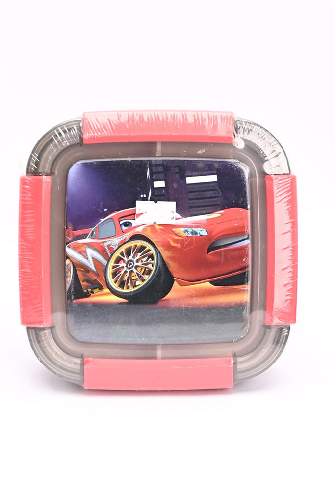 Picture of Lunch Box With Clip Closure - McQueen Cars - by Raja Sahib Kids