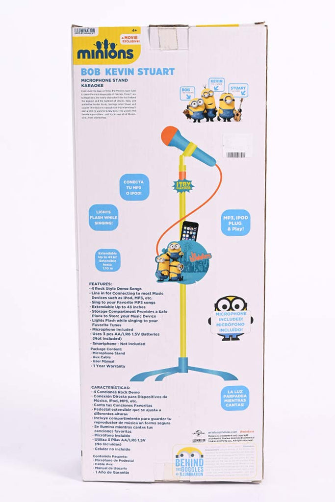 Picture of Minions Bob Kevin Stuart Musical Microphone - by Raja Sahib Kids