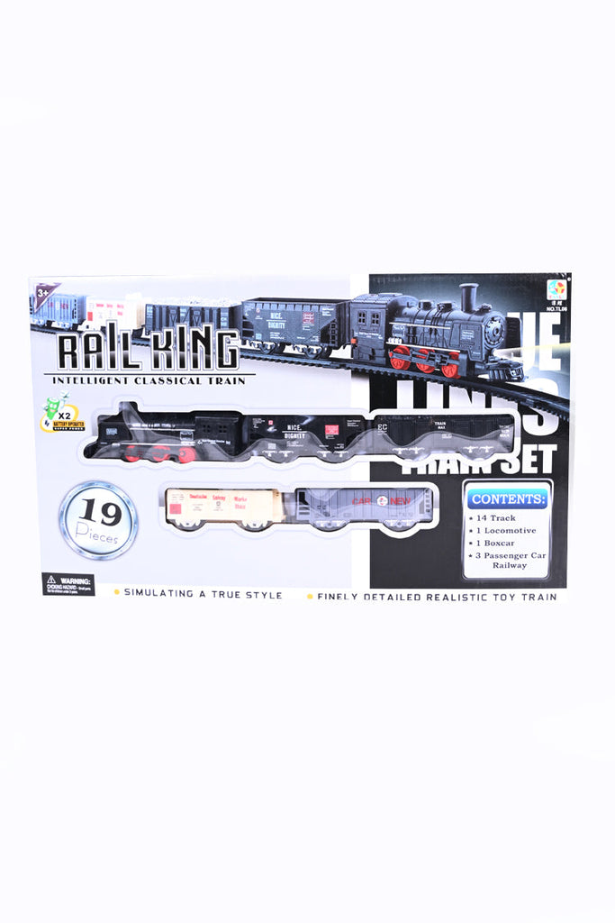 Picture of Rail King Intelligent Classical Train Set 19 Pcs - by Raja Sahib Kids