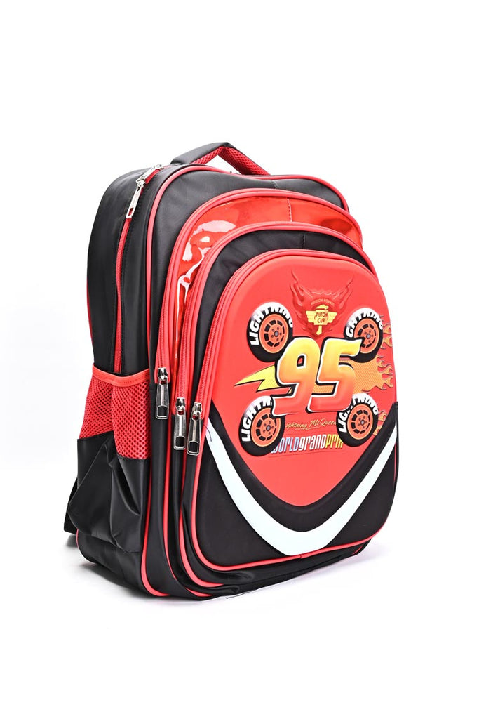 Picture of School Bag For Kids - McQueen Cars - by Raja Sahib Kids