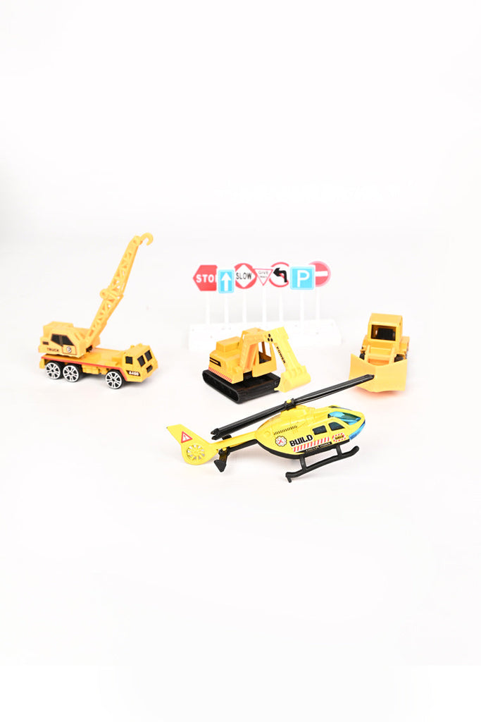 Picture of Six Six Zero Engineering Container Truck Set 14 Pcs - by Raja Sahib Kids