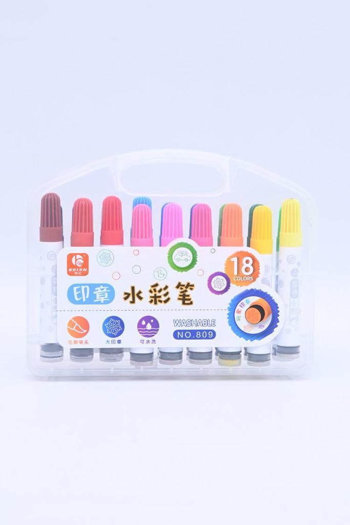 Picture of Washable Color Set 18 Pcs - by Raja Sahib Kids