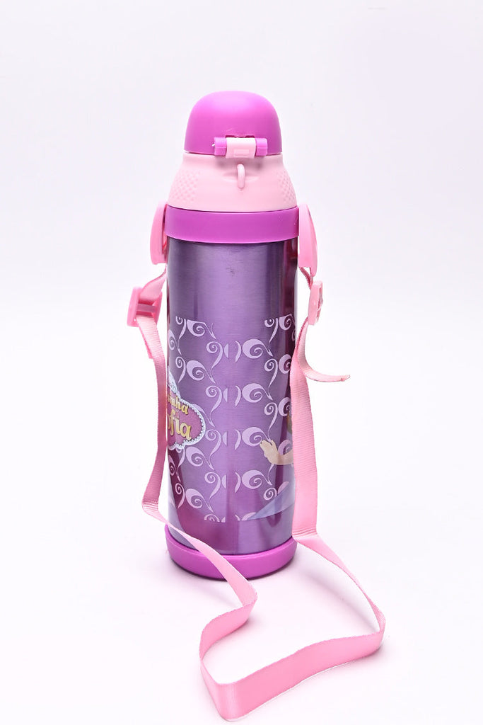 Picture of Water Bottle With Straw - Sofia The First - by Raja Sahib Kids