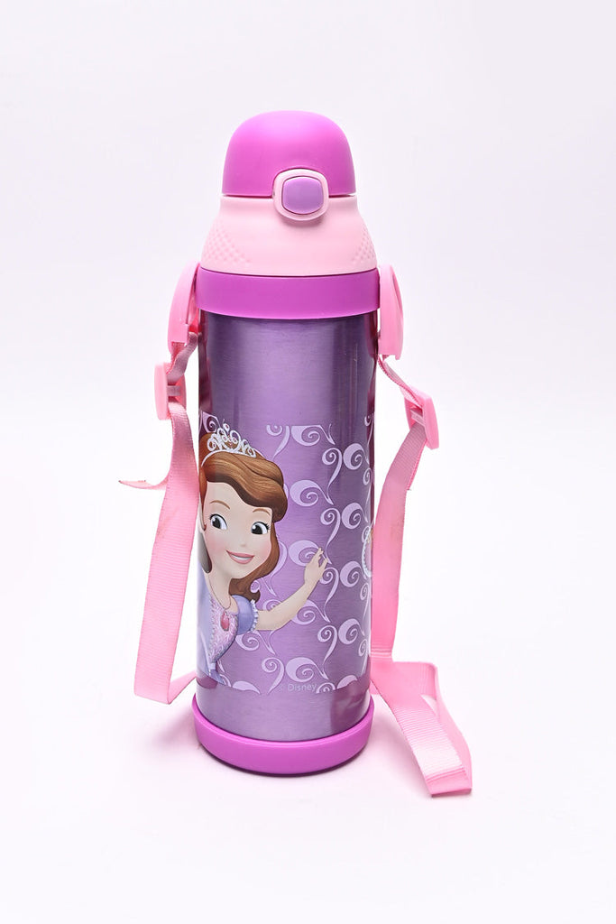 Picture of Water Bottle With Straw - Sofia The First - by Raja Sahib Kids